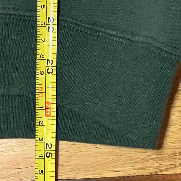 Vintage 90s Lee Heavyweight Whitetails Unlimited Green Sweatshirt Made USA Large - Picture 7 of 7